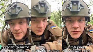 Ukrajinský vojak na prieskumnej misii
