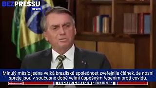 Brazílsky prezident o covid-veselohre (30.6.2022)