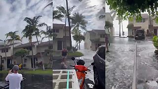Vlny na pobreží Kahaluu-Keauhou občas zasiahnu aj apartmánové domy