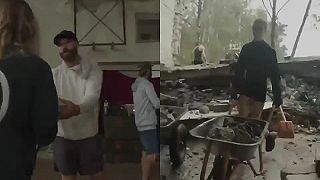 Rave party počas odstraňovania trosiek