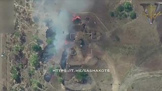 Ruský kamikaze dron ZALA Lancet v akcii