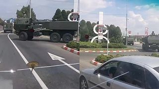 Konvoj minimálne 10 systémov HIMARS v Bukurešti
