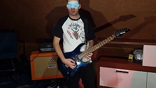 Metallica - Master of Puppets - gitarové sólo so zaviazanými očami?