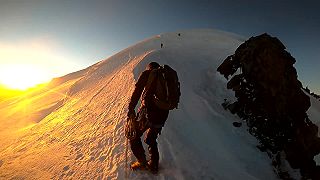 Mont Blanc (4810 M) - Na vrchole 

