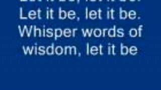 The Beatles - Let It Be - karaoke