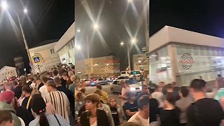 Davy ľudí utekajúcich z Belgorodu (RF)