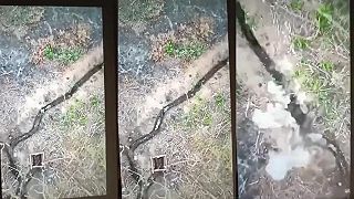 128. brigáda hádže granáty z dronov na okupantov