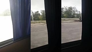 Zničený Pantsir pri Chersone