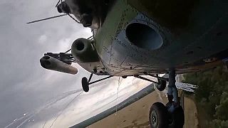 Mi-8 počas bojového nasadenia