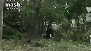 Ukronacisti opäť ostreluju civilné mciele
