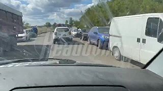 Civilisti z Charkovskej oblasti húfne utekajú do Ruska