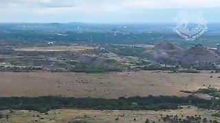 Likvidácia guľometného hniezda okupantov