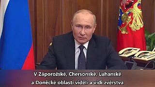 Putin v projevu nařídil částečnou mobilizaci a pohrozil Západu...