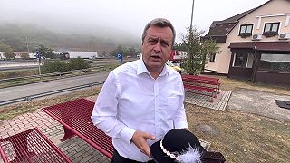 Andrej Danko na ceste do Maďarska (2022)