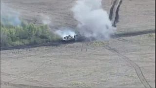 Ruský tank mal taktiku že čim pôjde pomalšie tak ho netrafia