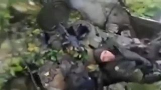 Okupant, ktorý má zavalenú nohu žiada o zastrelenie