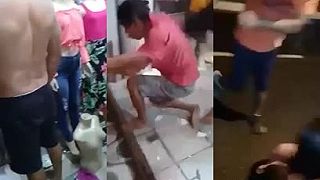 Zlodeja prichytili v obchode, chcel uniknúť cez dieru v strope (Brazília)
