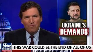 Tucker Carlson kritizoval Zelenského, ktorý žiadal o nové finančné prostriedky.