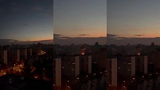 Útok Iránskymi dronmi Šáhid-136 na Kyjev 1