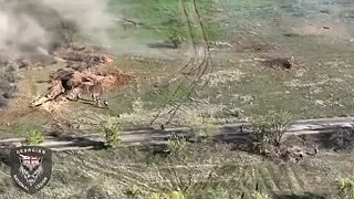 Gruzínska národná légia útočí na Ruské zákopy