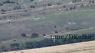 Zábery SU-25SM v akcii