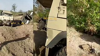 Obrnené vozidlá NATO sú masívne ničené v bojoch v Chersonskej oblasti
