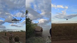 Viacúčelové vrtuľníky Mi-28N a Mi-8MTV-5 armádneho letectva v zóne SVO
