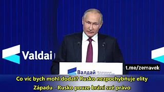 ? Preklad prejavu Vladimira Putina na Valdajskom fóre 2022 (časť 2/2)

