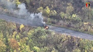 Nevydarený útok ba Bachmut a T-80BV