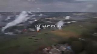 Zápalná munícia v okolí Bachmutu