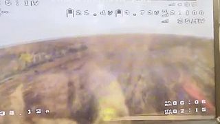Útok malým dronom na Ruské pozície