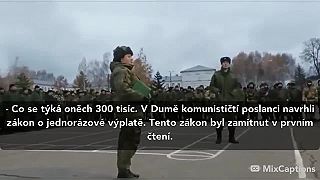 Vzbura ruských vojakov. Nedostali sľúbené peniaze. CZ titulky