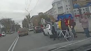 Ďalšie videjko z Vítania osloboditeľov Chersonu