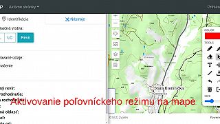Nové poľovnícke mapy. Mapa revírov