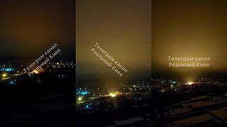 ️? Veľký požiar v elektrickej rozvodni v Kyjeve

