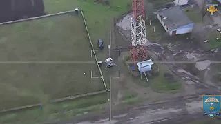 Dron lancet skoro trafil cieľ