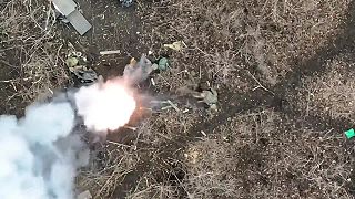 Grilovanie teroristov pri Bachmute