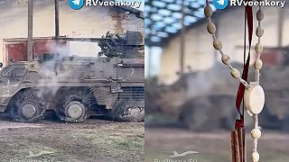 BTR 4 UA ,niekde na bojisku

