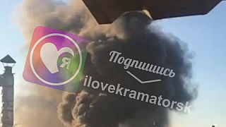 ️Veľký požiar v priemyselnej zóne Kramatorsk

