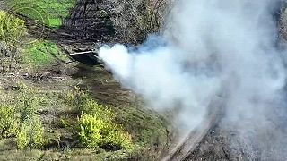 Ukrajinský BTR-4 zničil Ruský tank T-80