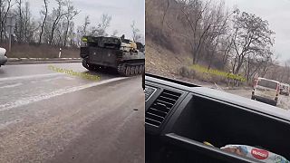 Pvo systém zem-vzduch strela 10 AFU pri Bachmute

