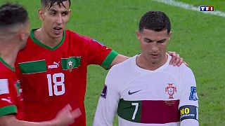 Cristiano Ronaldo opäť v smútku (MS vo futbale Katar 2022)