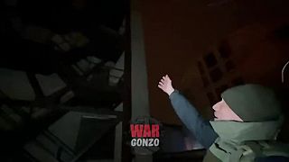 Centrum Donecka pod krupobitím Ozbrojených síl Ukrajiny.