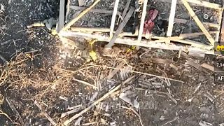 Opäť masakrovanie ukrajinských vojakov pomocou dronu