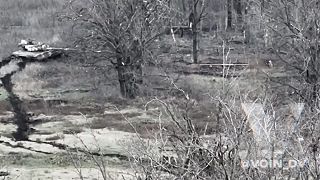 Ukrajinský vojak vs ruský tank