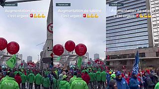 Desaťtisíce civilistov v Belgicku vyšli do ulíc