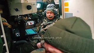 Nemecká húfnica PzH 2000 v akcii na Ukrajine. Pohľad z interiéru