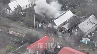 Následky mínometnej paľby