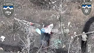 Obsadenie Ruských zákopov na Ukrajine