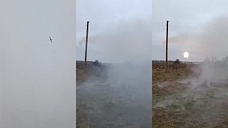 Úžasný záber zostrelenia Ruskej riadenej strely